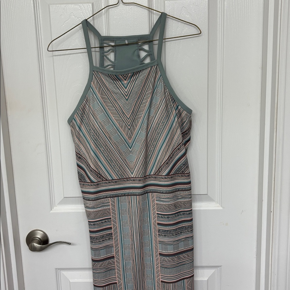 Prana Ardor Dress Agave Samba Green Neutral Athletic Stretch Size Small - Picture 2 of 7
